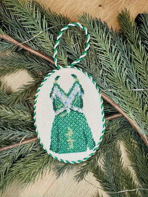 The Green Dress Rockette Series Atlantic Blue Canvas