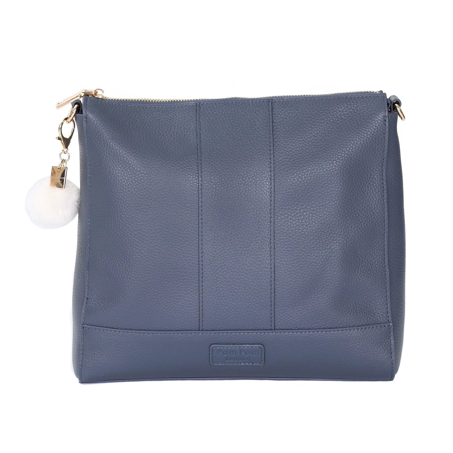 Pom Pom London Westminster Bag Slate Blue