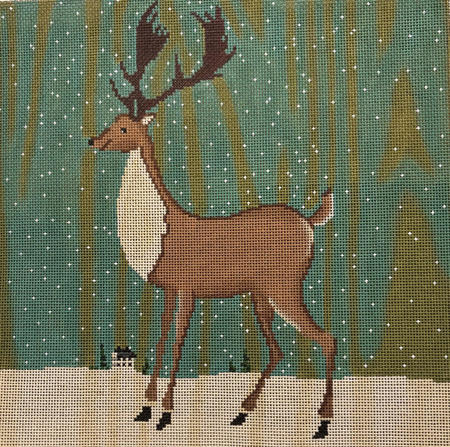 Winter Deer Cooper and Oaks