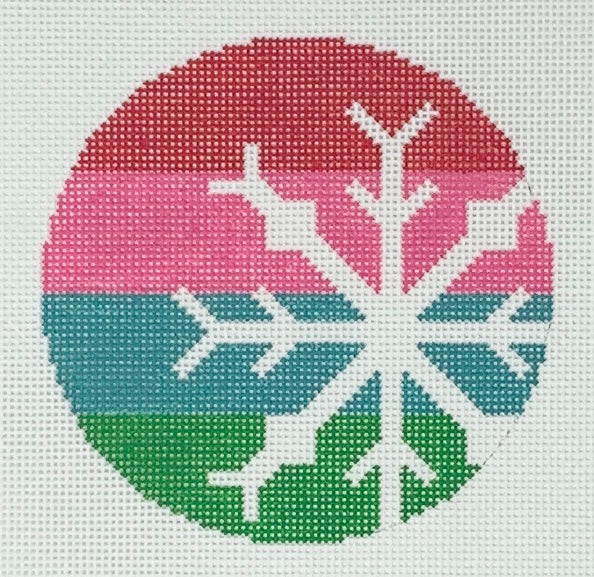 Snowflake on Stripes, 18m