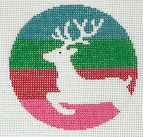 Reindeer on Stripes, 18m