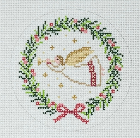 Angel with Horn Wreath Lauren Bloch