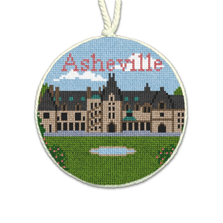 Asheville Round Needlepaint 119524