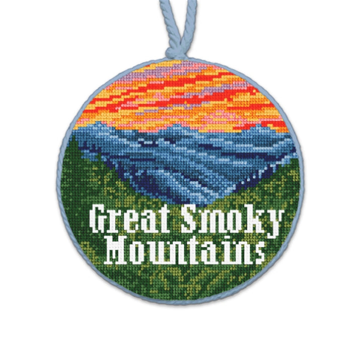 Great Smokey Mountains Ornament Needlepaint 4287