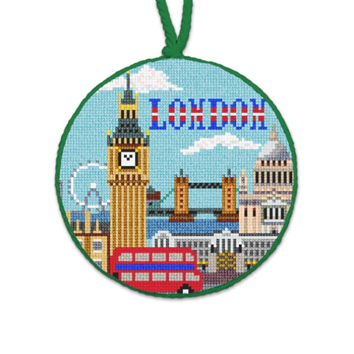 London Travel Round Needlepaint 4327
