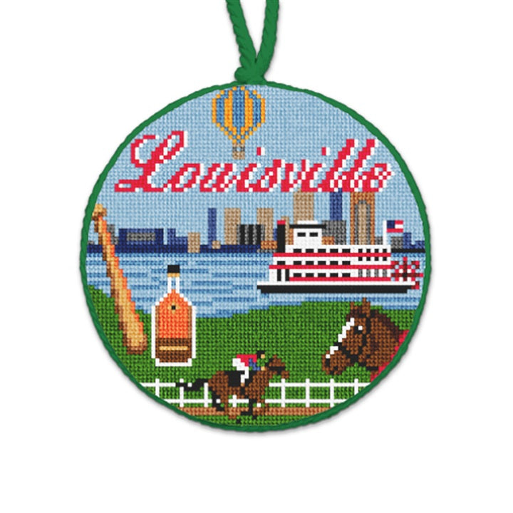 Louisville Round Needlepaint 110907