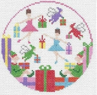 Dancing Fairies Ornament Doolittle Stitchery