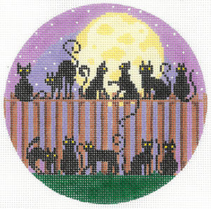 Eleven Black Cats 13 Days of Halloween Ornament