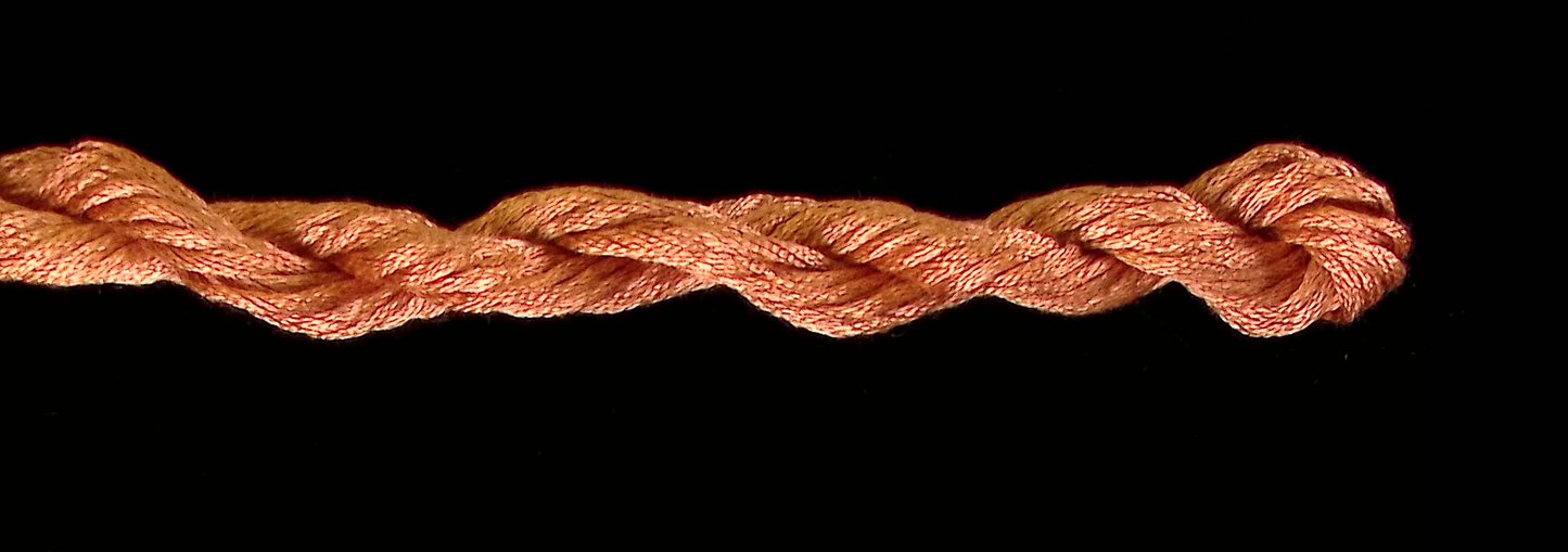 Orange Brown Soie Cristale Thread
