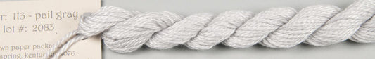 113 Pail Gray Silk and Ivory