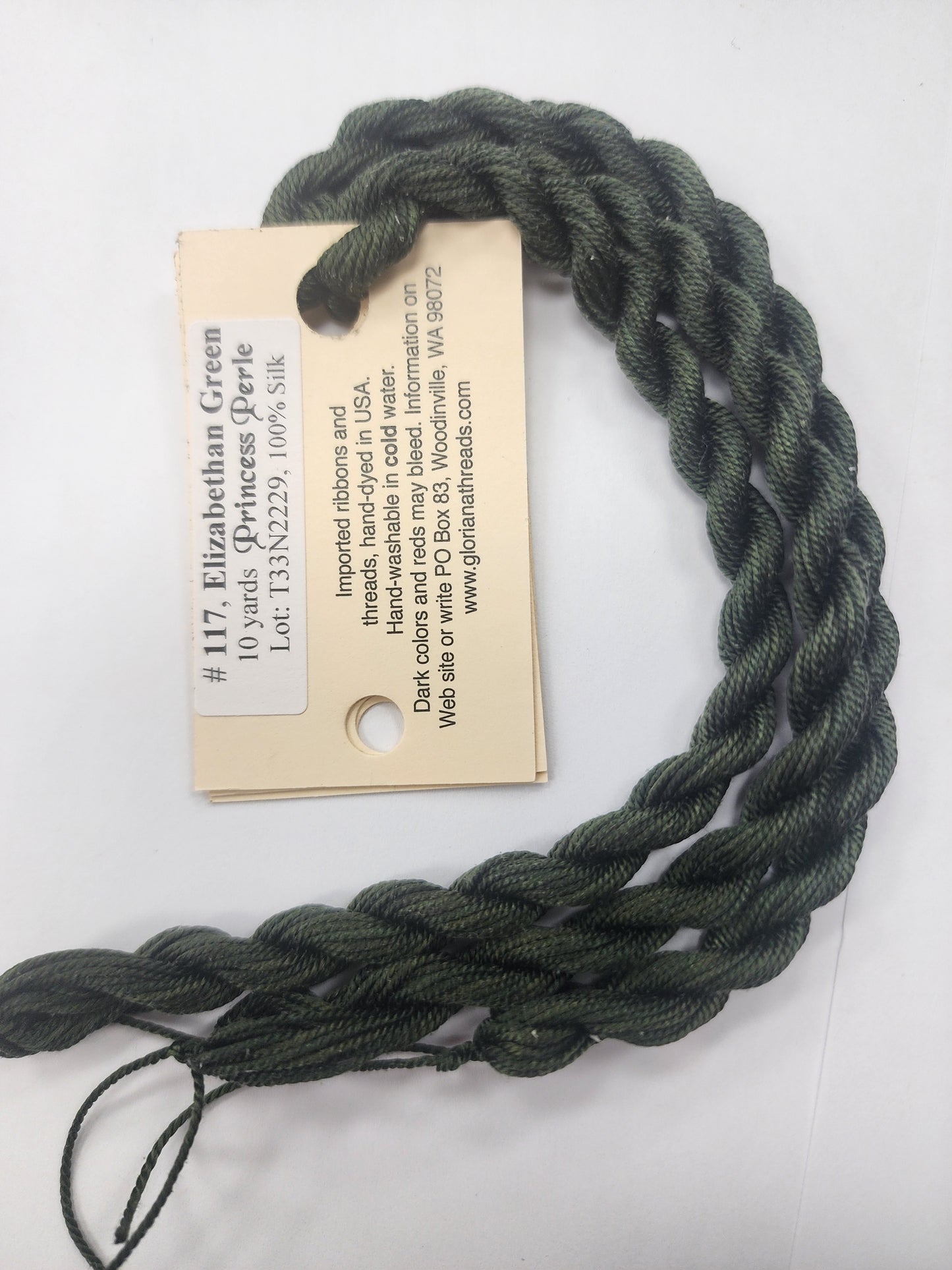 PP-117 Elizabethan Green Princess Perle Gloriana