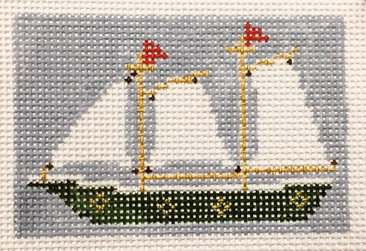 Sailboat The Plum Stitchery