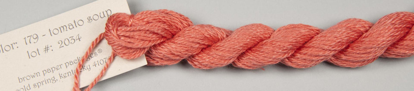 179 Tomato Soup Silk and Ivory