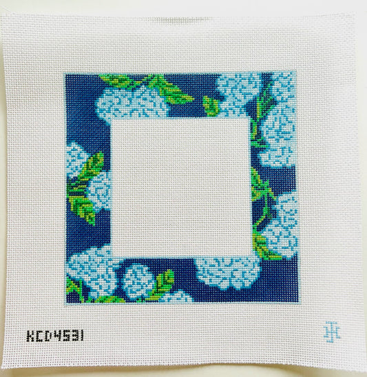 KCN Blue Floral Pillow Frame KCD4531