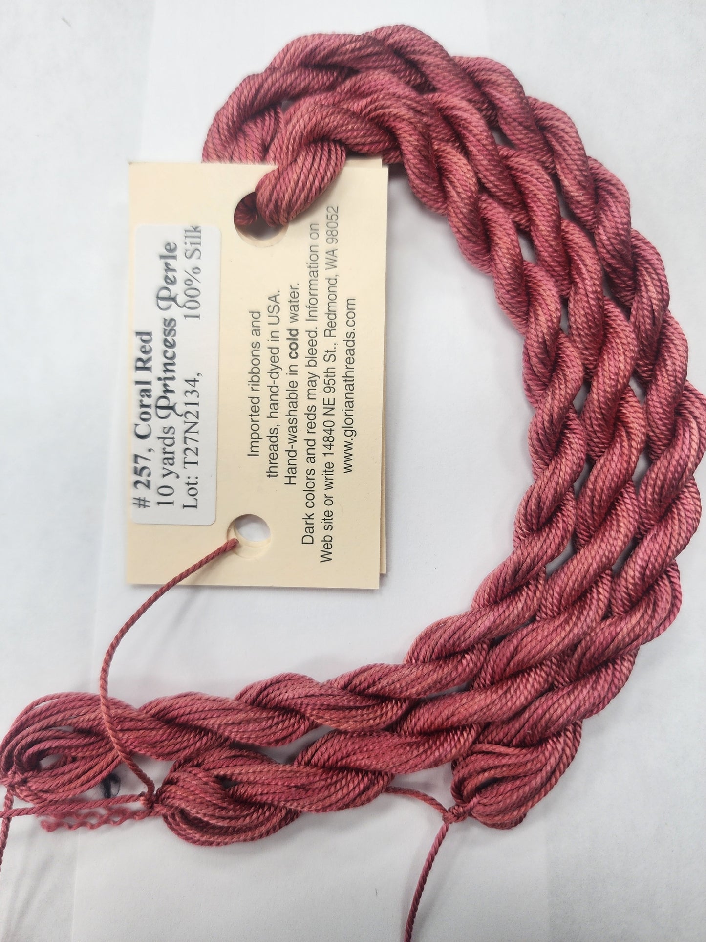 PP-257 Coral Red Princess Perle Gloriana