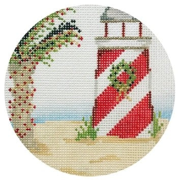 Lighthouse Ornament The Plum Stitchery