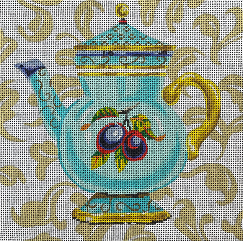 Teapot with Olive Branch Colors of Praise MC303