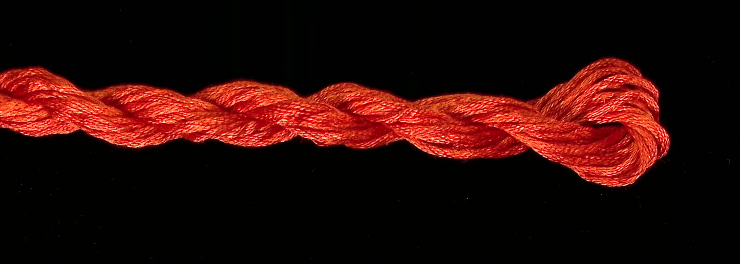 Rust Orange Soie Cristale Thread