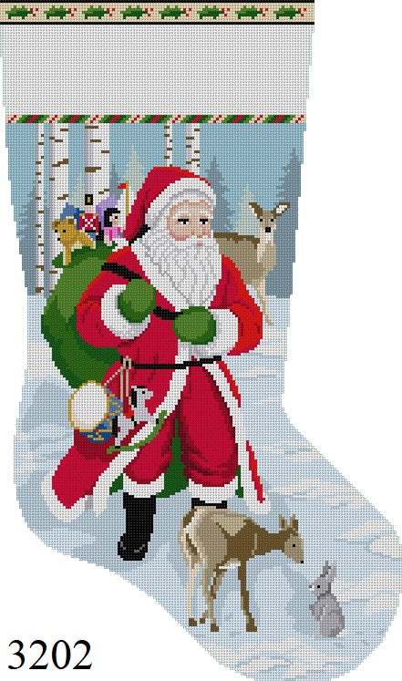 Santa with Deet Stocking Susan Roberts
