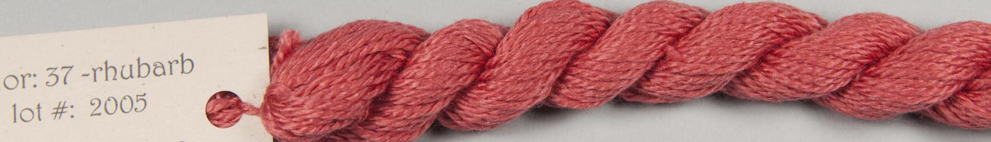 37 Rhubarb Silk and Ivory