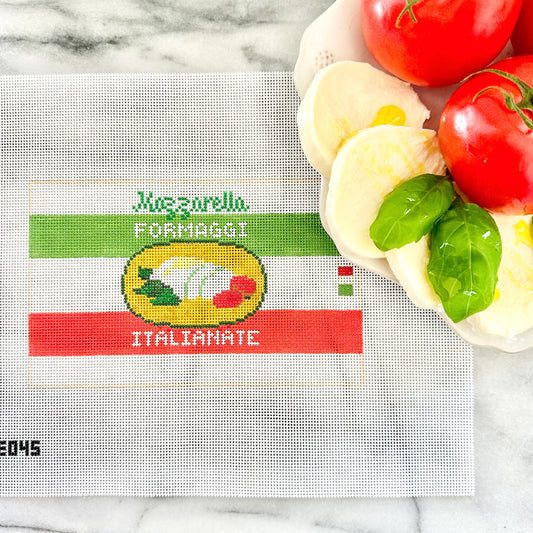 3D Mozzarella Cheese Stitch Style