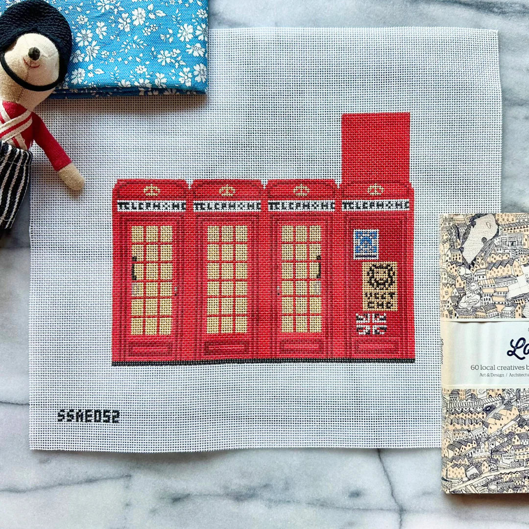 3D Phone Booth Stitch Style