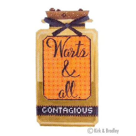 Warts and All Poison Bottle by Kirk and Bradley