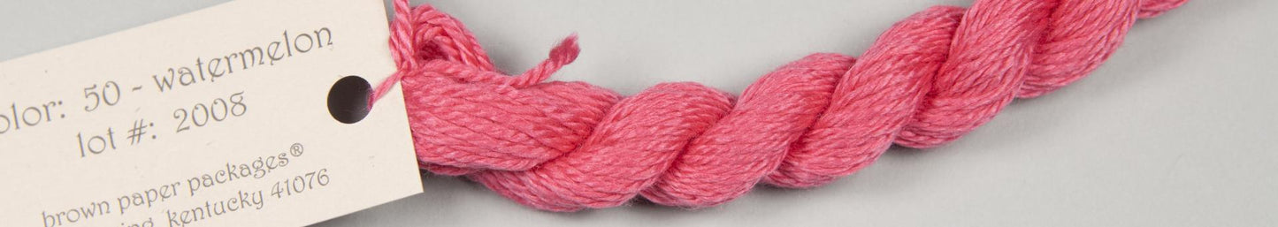 50 Watermelon Silk and Ivory