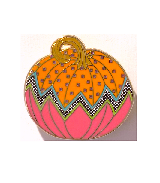 Needle Minder Pumpkin Enamel Magnet Orange