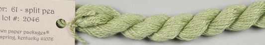61 Split Pea Silk and Ivory