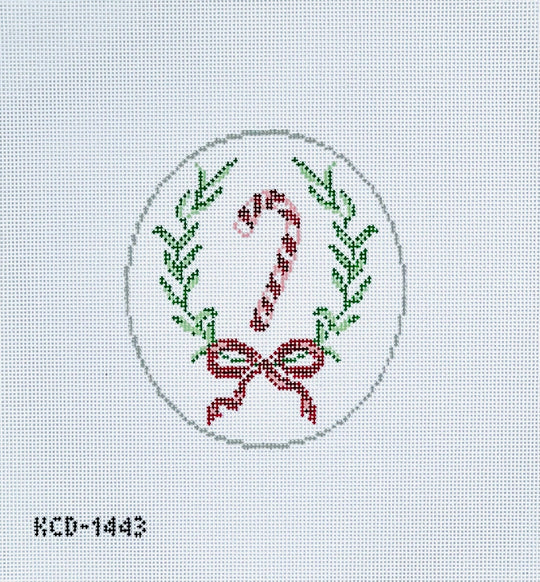 Candy Cane Oval KCD1443