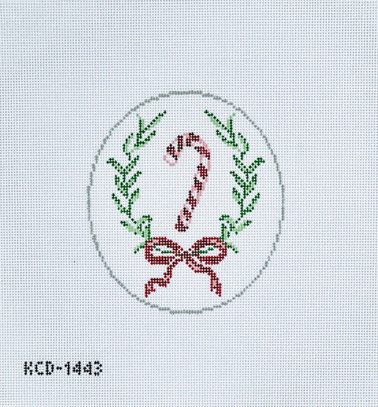 Candy Cane Oval KCD1443