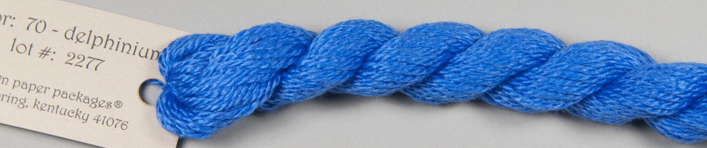 70 Delphinium Silk and Ivory