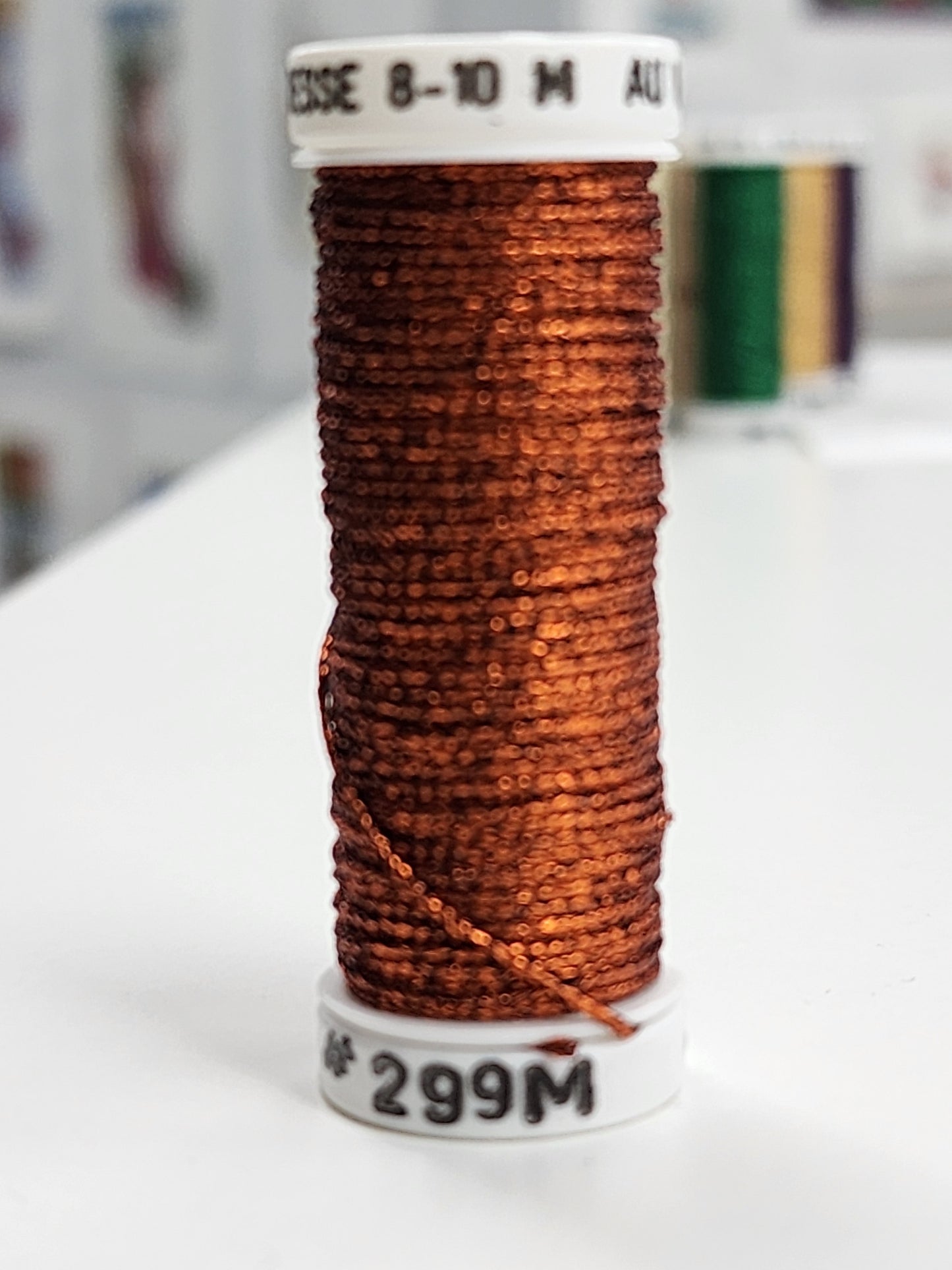 Au Ver A Soie Metallic #8 299M