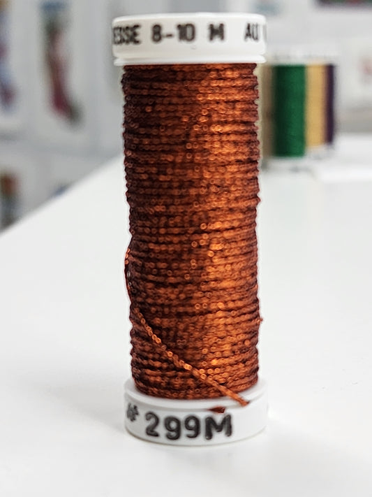 Au Ver A Soie Metallic #8 299M