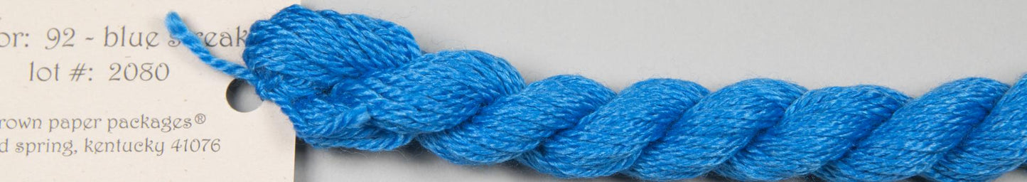 92 Blue Streak Silk and Ivory