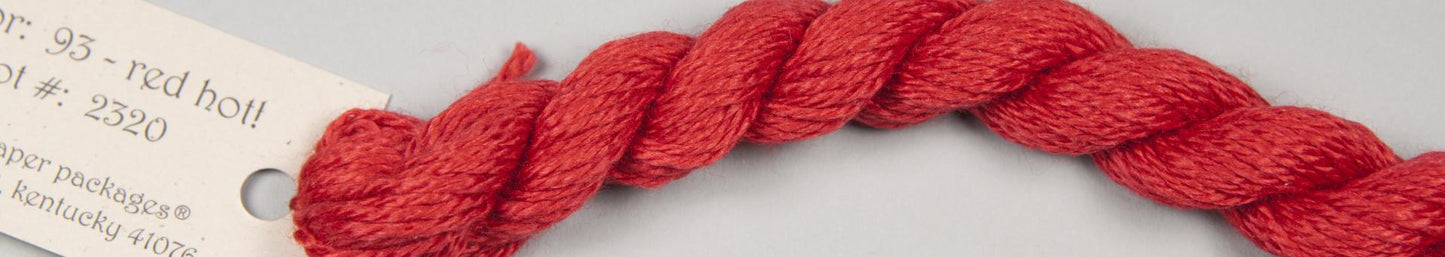 93 Red Hot Silk and Ivory