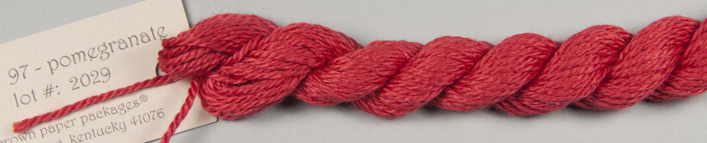 97 Pomegranate Silk and Ivory