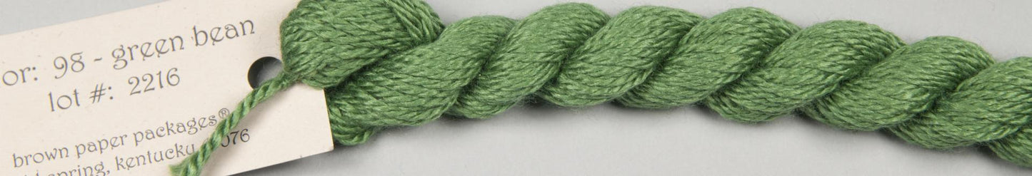 98 Green Bean Silk and Ivory