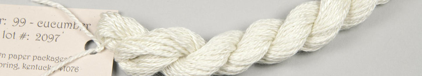 99 Cucumber Silk and Ivory