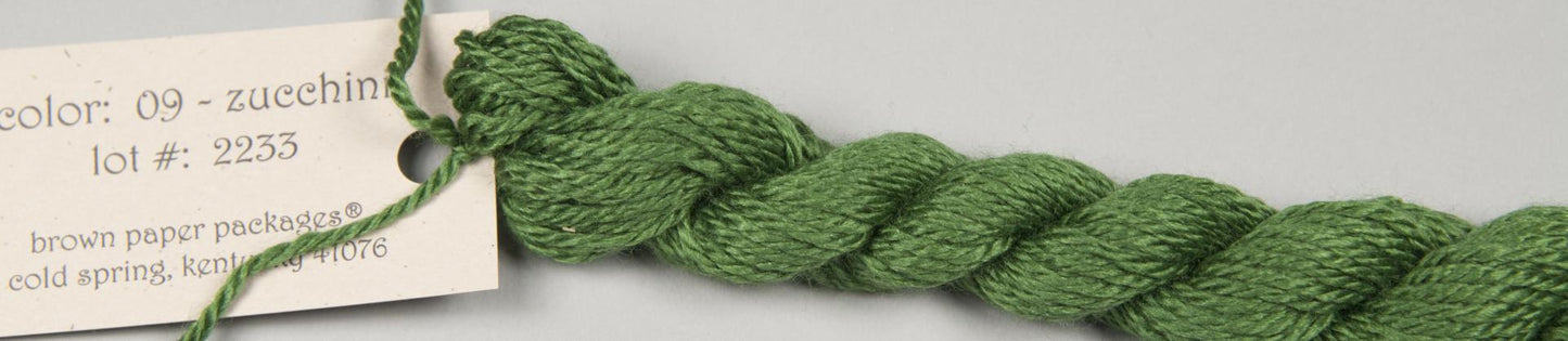 09 Zucchini Silk and Ivory