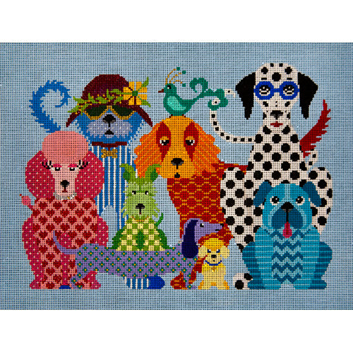 JP Needlepoint Dog Gone Good