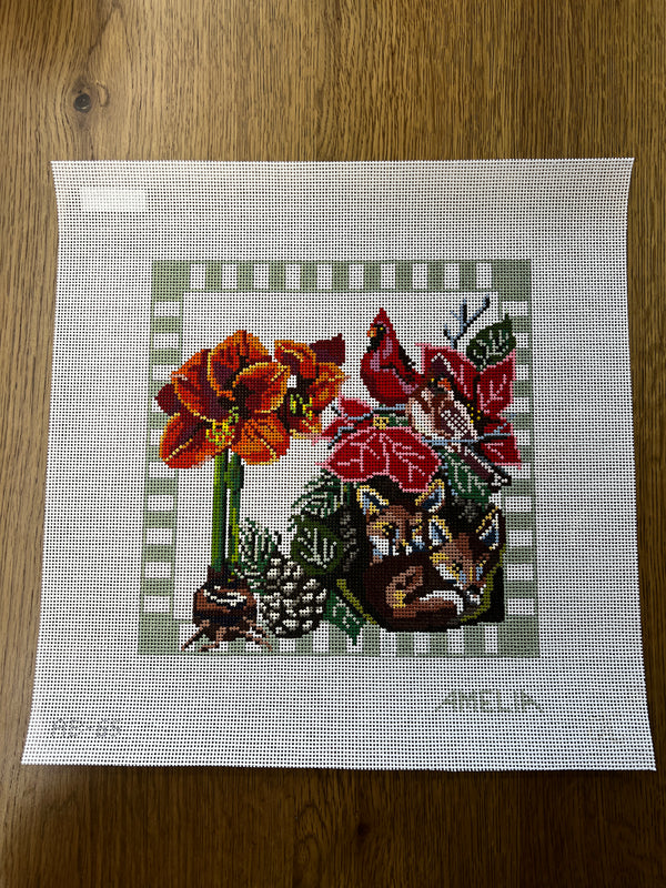 Winter Floral Pillow Amelia Bond