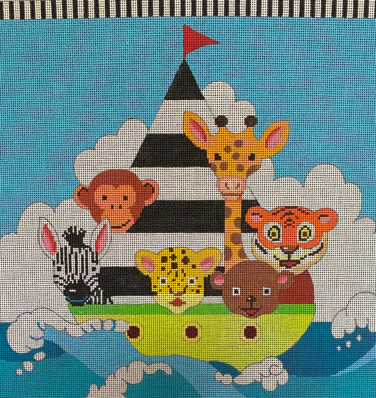 Colors of Praise Animals in Boat AN352