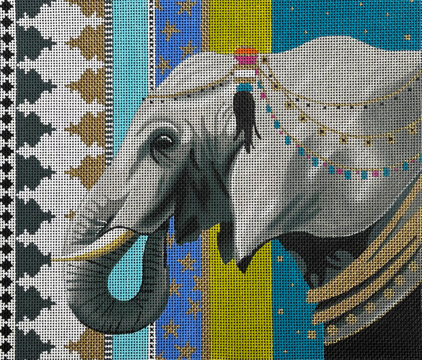 Elephant Pillow Colors of Praise