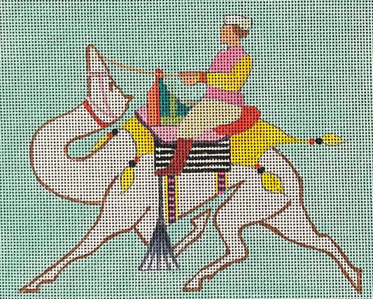 White Camel with Rider Colors of Praise AN525