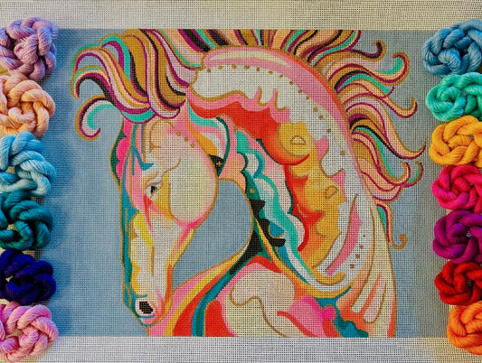 Anything but White Horse Colors of Praise