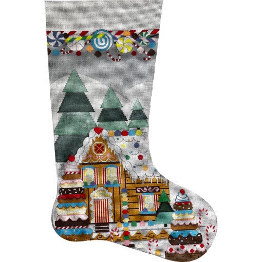 Gingerbread House Stocking