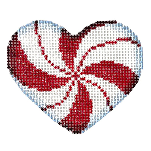 Peppermint Swirl Mini Heart Mini Associated Talents