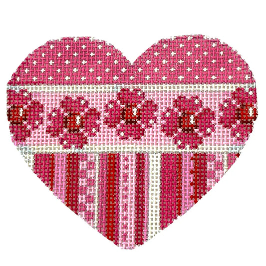 Multi Stripe Heart Dots/Flowers Associated Talents